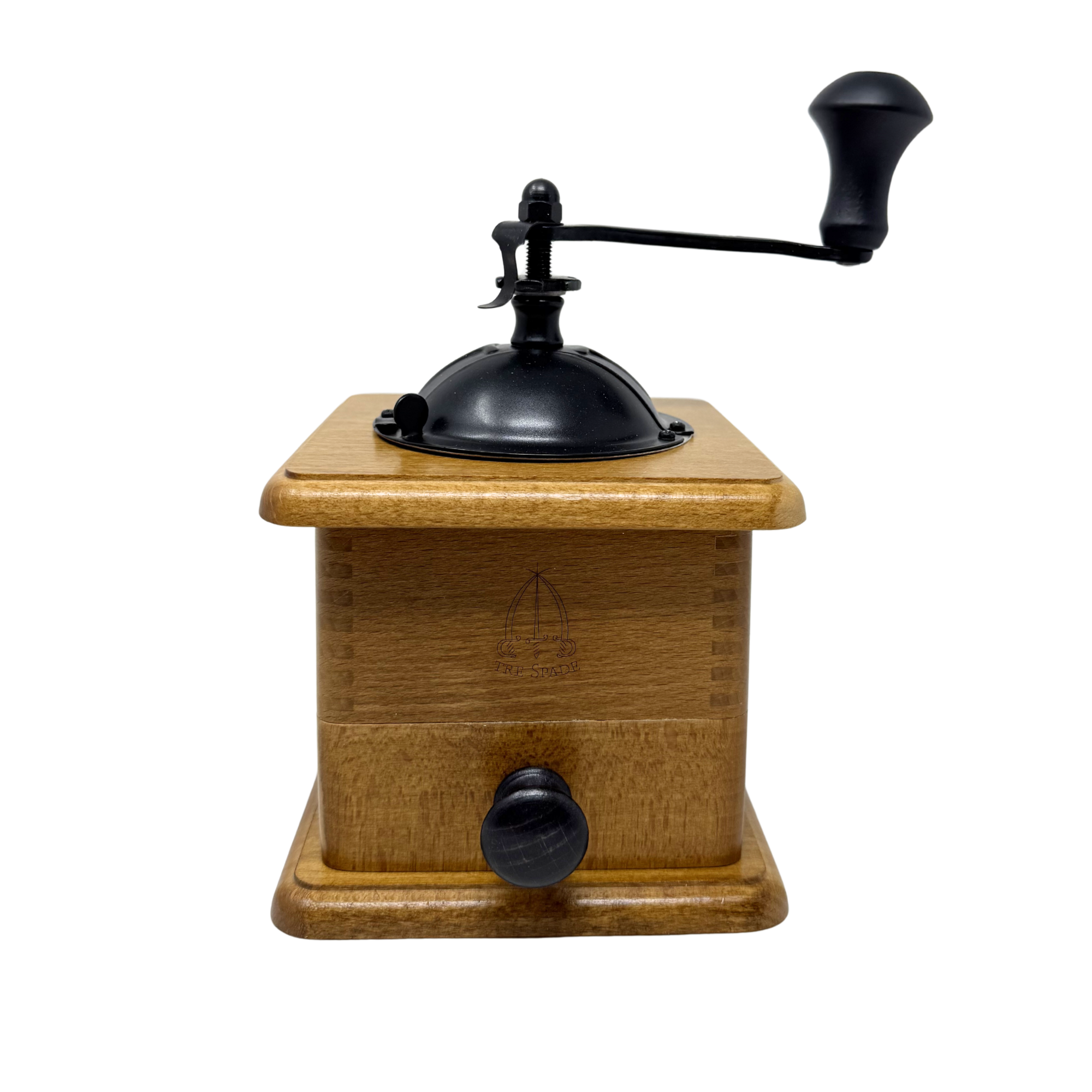 Classic Wooden Box Coffee Grinder