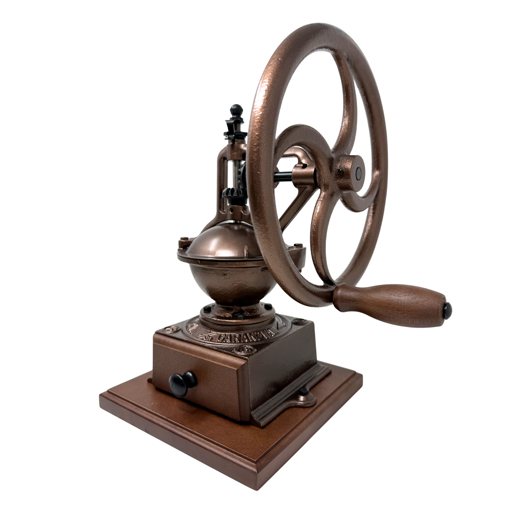 Vintage Flywheel Coffee Grinder