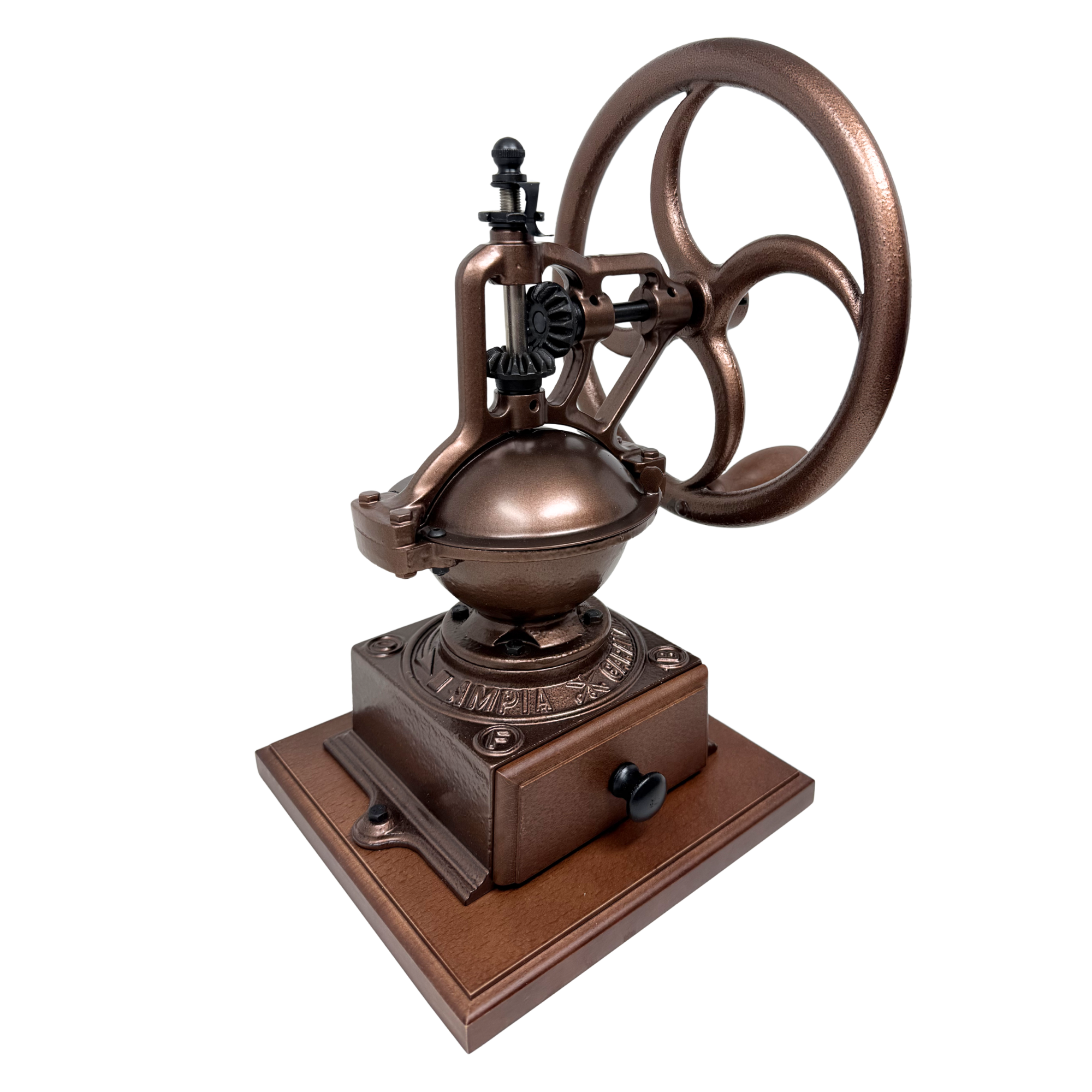Vintage Flywheel Coffee Grinder